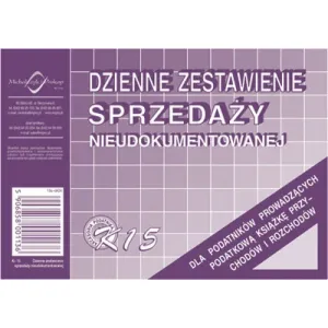 Druk MiP Dzienne Zestawienie Sprzedaży A6/25